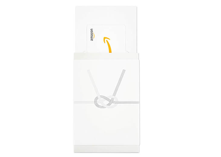 Amazonギフトカード　デザイン　白黒結び切り熨斗