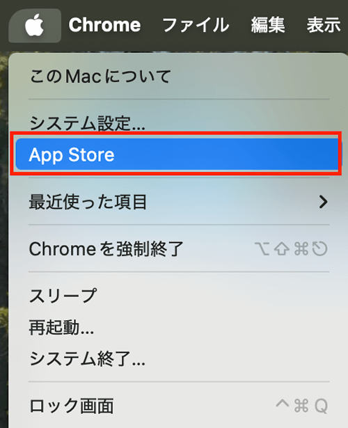 Appleギフトカード 残高確認 方法 手順1 Mac